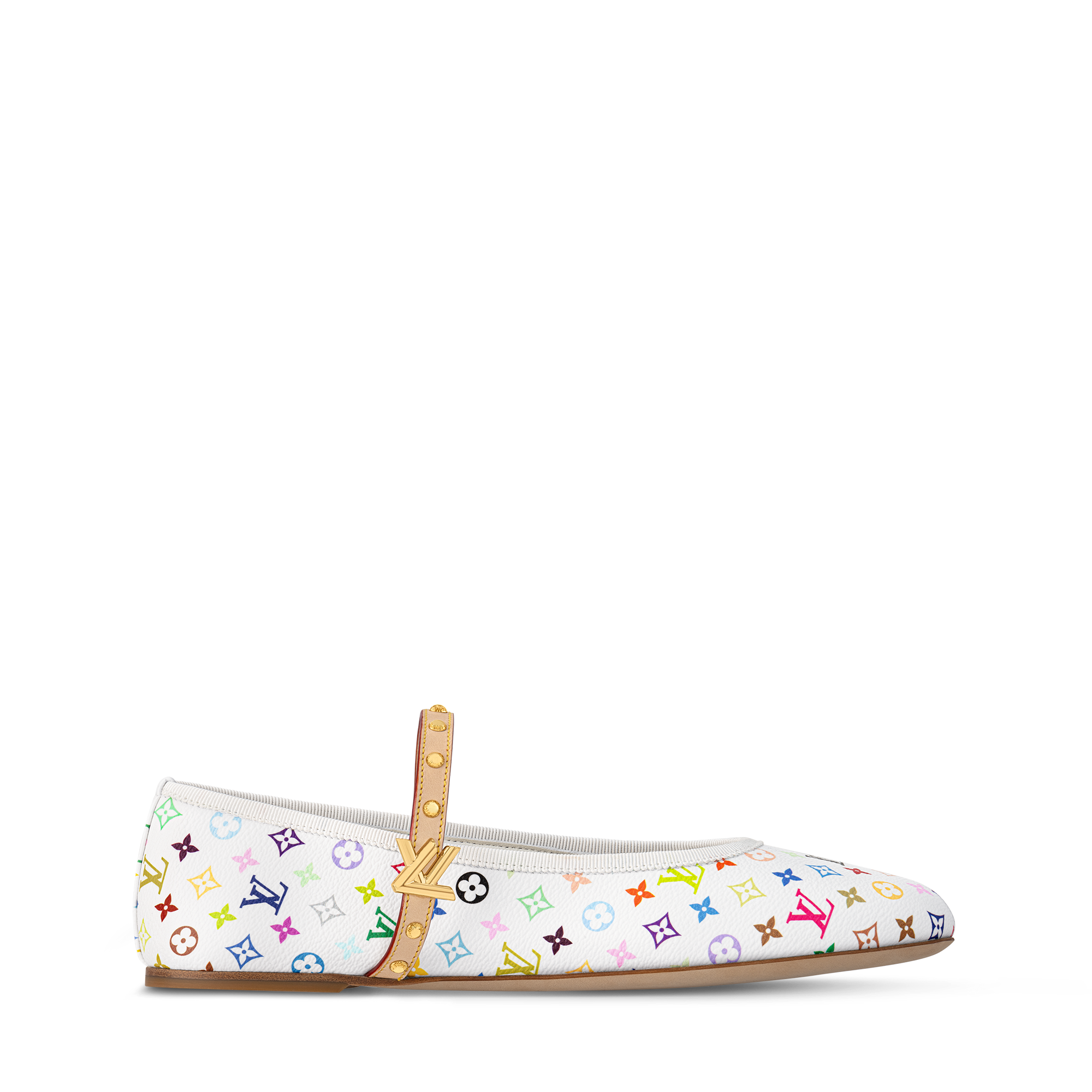 靴 Louis Vuitton Monogram Ballet Shoes BK WMNS) LOUIS VUITTON LV Nina Flat Ballerina Shoes 'Black
